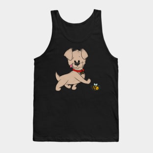 My Dog Stepped On A Bee! (With No Words) Tank Top